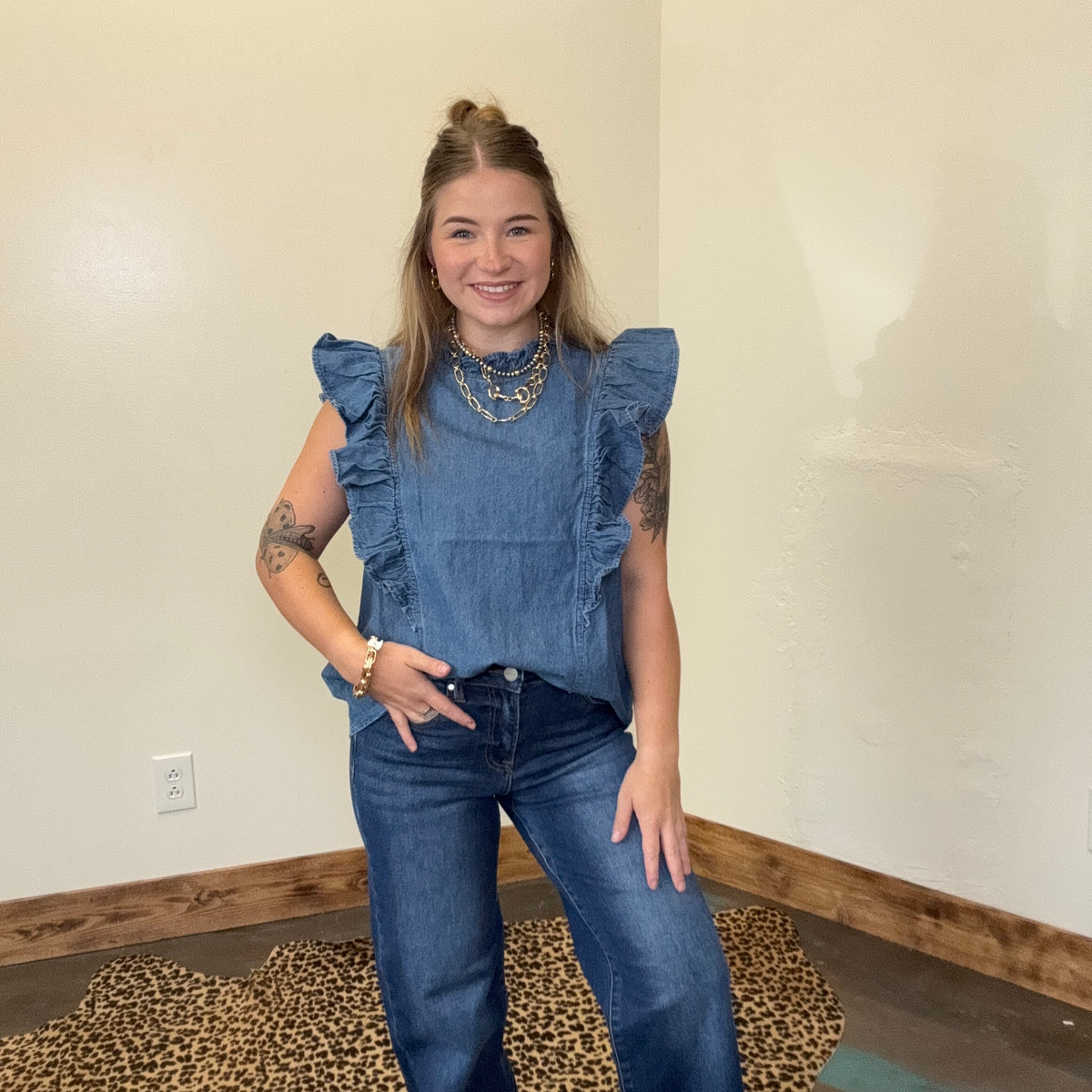 denimruffletop