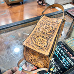 Tooled Toiletry Case w/Handle