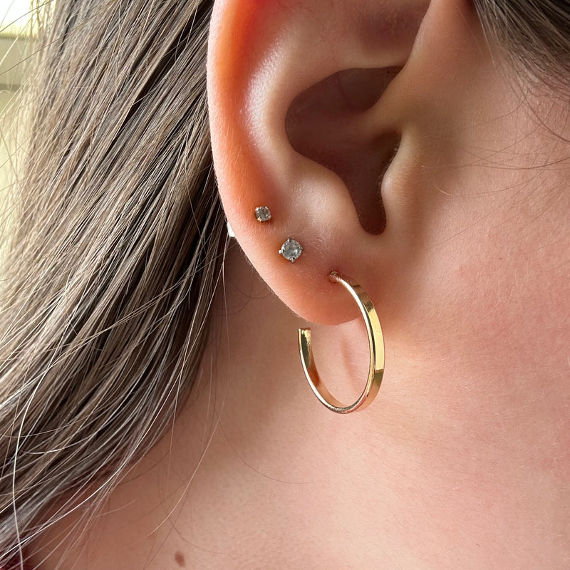  gold hoop earrings 