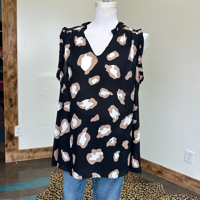 blackleopardsleevelessplussizetanktop