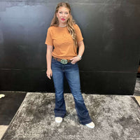Jennifer Dark Denim Kimes Ranch Jeans 4