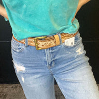 Justin Floral Light Belt 6