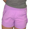 Lavender Purple High Waisted Athletic Shorts with Zip Waist Pocket