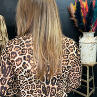 Leopard Hear Me Roar Mesh Long sleeve Top1