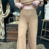 Mocha Tan Waffle Soft Pants9