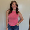 Pink Faded Soft Tank