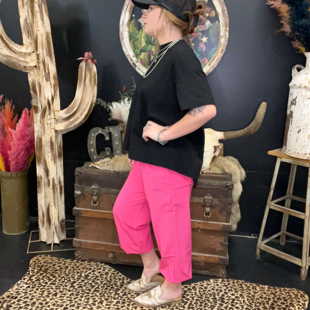 Pink Thinkin' Bout Me Cargo Pant Joggers1