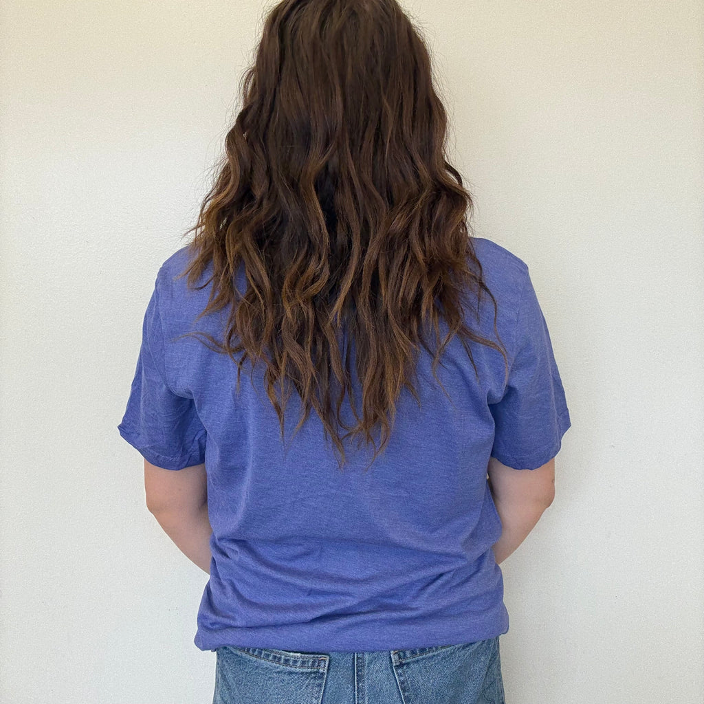 Purple Animal Print Love T-shirt / Large2
