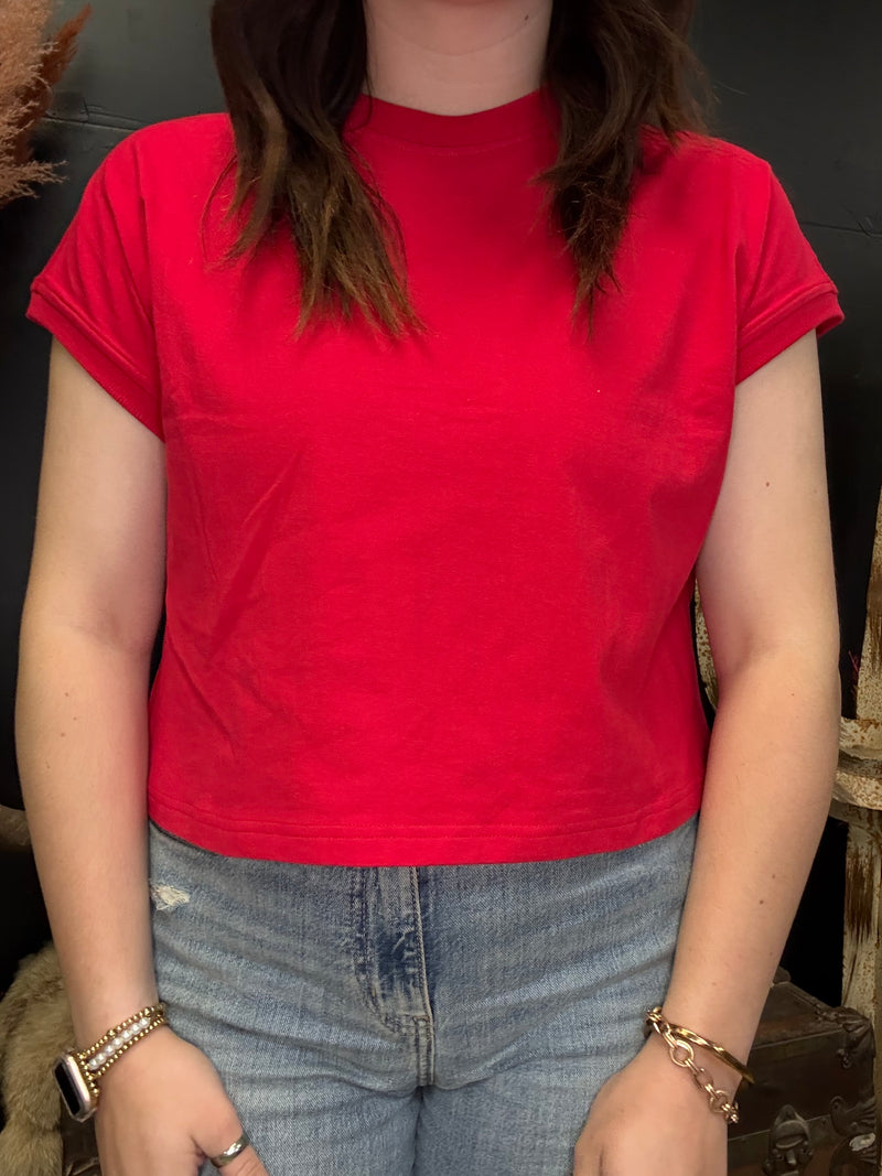 Red Crop Top3