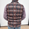 Rock_Roll_Men_s_Brown_Melange_Printed_Puffer_Vest