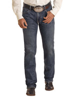 Rock & Roll Revolver VINTAGE 46' MEDIUM WASH SLIM STRAIGHT JEANS 4