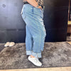 Super Distressed Cello Lightwash Boyfriend Leg Plus Size Jean9