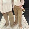 Tan Khaki Risen Trouser Tummy Control Jeans