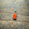 Tiny Red Coral Genuine Necklace Pendant85