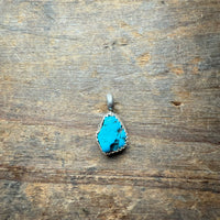 Tiny Turquoise Genuine Necklace Pendant11