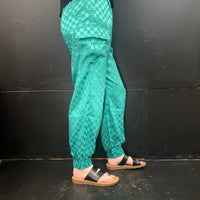 Turquoise Motor Sport Cargo Pant Joggers77