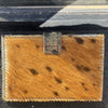 Acid Wash Hide Multicard Holder with button snap - Country Lace Boutique