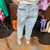 Acidwash High Waisted Kancan Leg Jeans - Country Lace Boutique