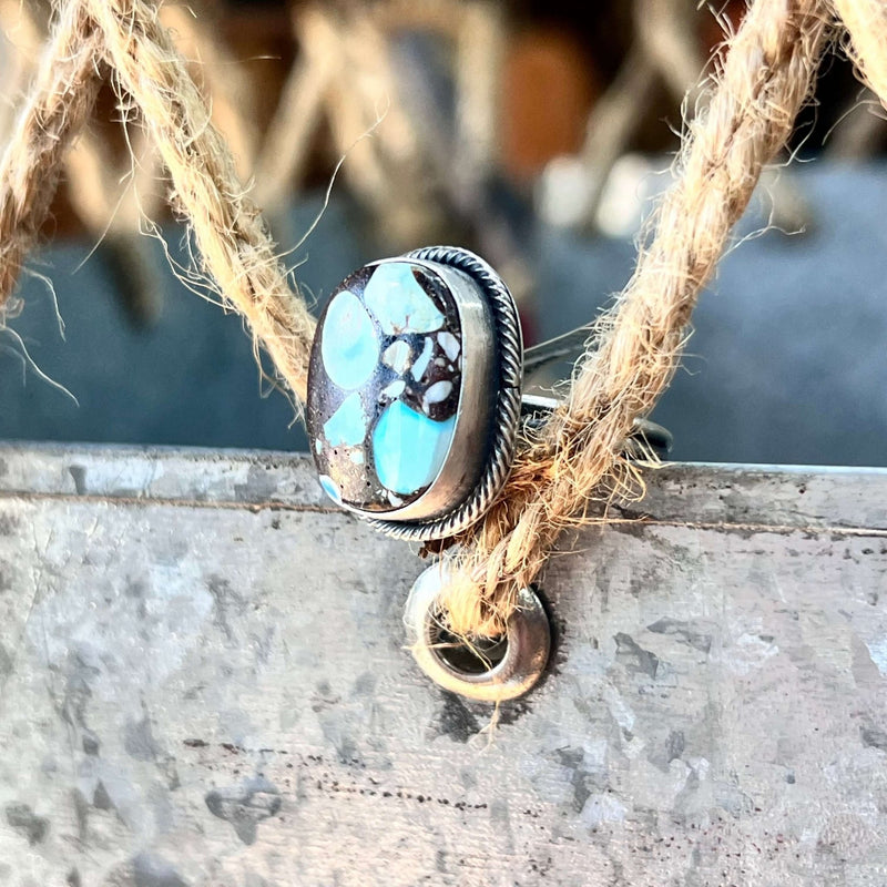 Adjustable Golden Hill OVAL Sterling Silver RING - Country Lace Boutique