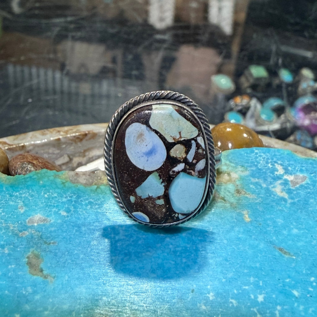 Adjustable Golden Hill OVAL Sterling Silver RING - Country Lace Boutique