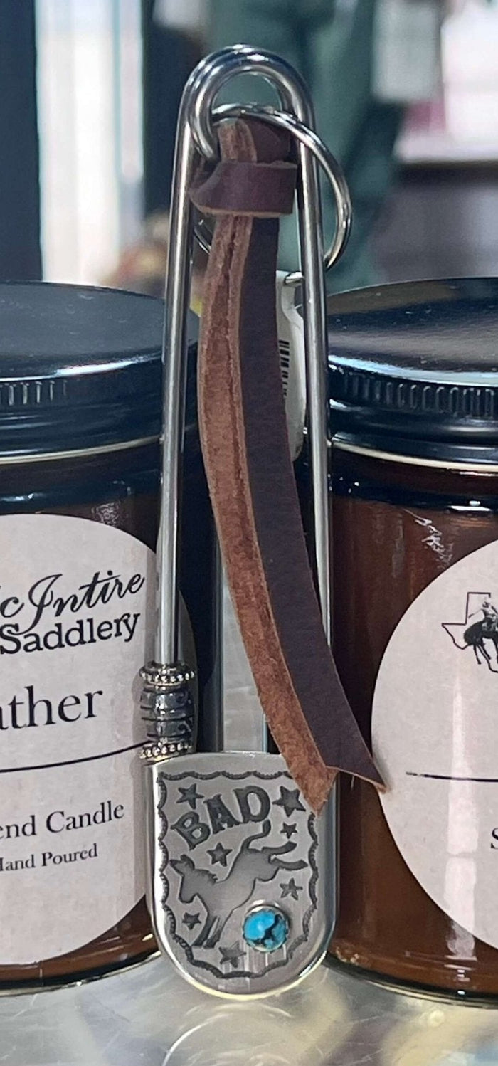 Bad A** Safety Pin Keychain - Country Lace Boutique