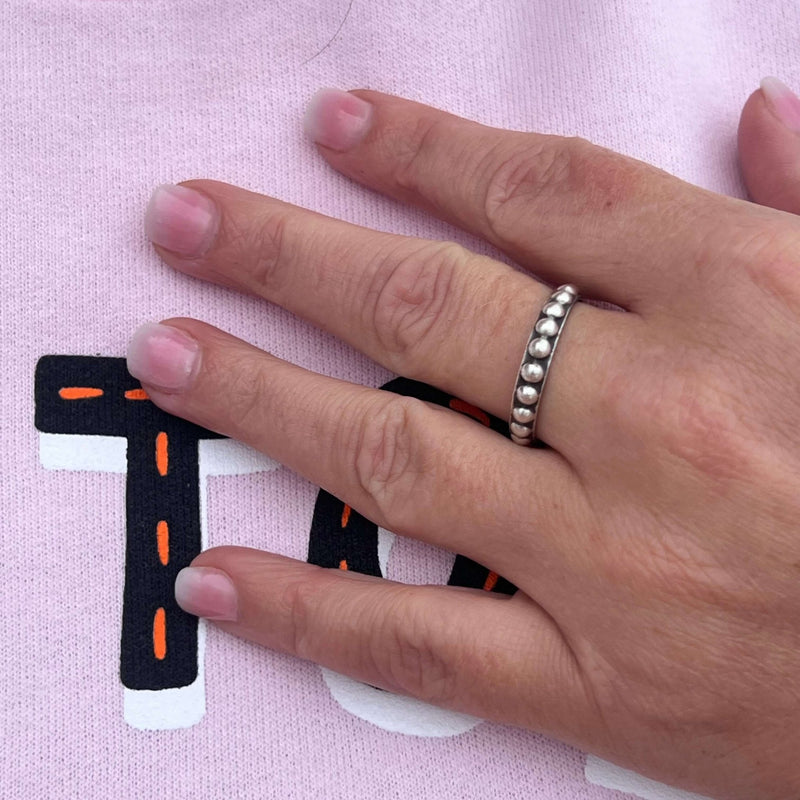 Ball Sterling Silver Thin Stacker Ring - Country Lace Boutique