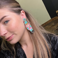 Beaded Nutcracker Christmas Fashion Earrings - Country Lace Boutique
