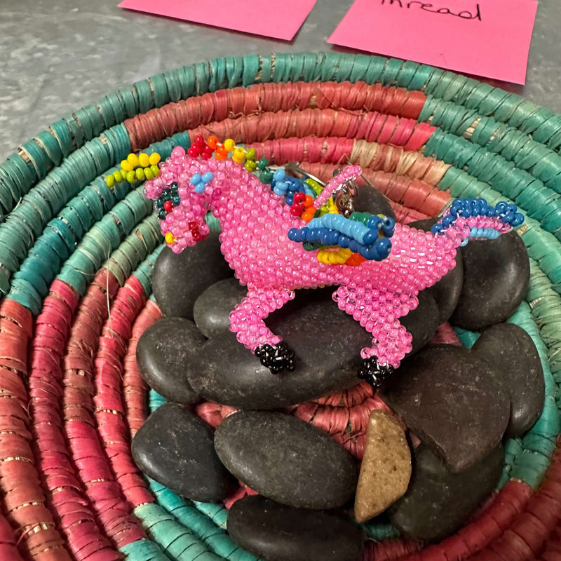 Beaded Unicorn Keychain - Country Lace Boutique