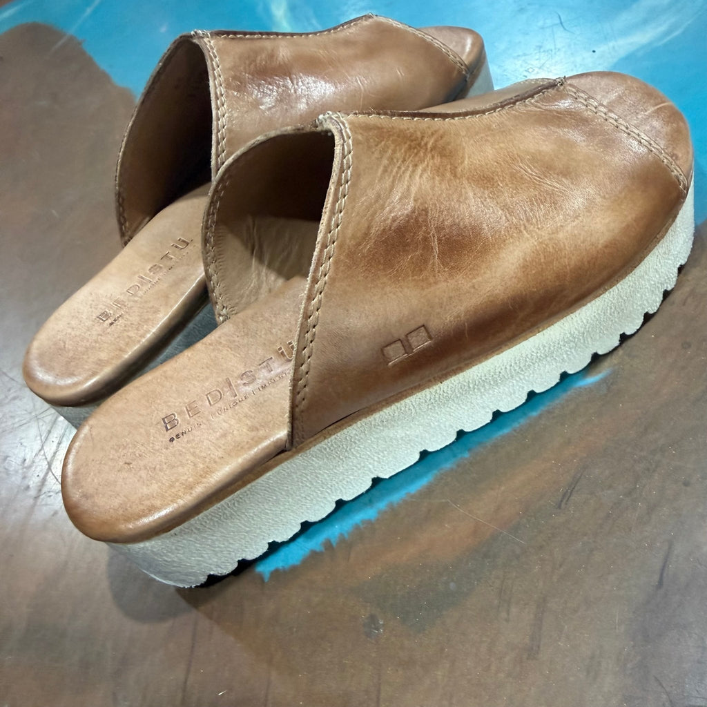 Bedstu Tan Leather Fairlee II Platform Sandal - Country Lace Boutique