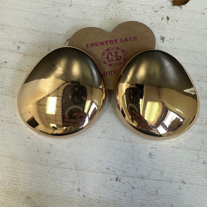 Big Ass Gold Fashion Earrings - Country Lace Boutique