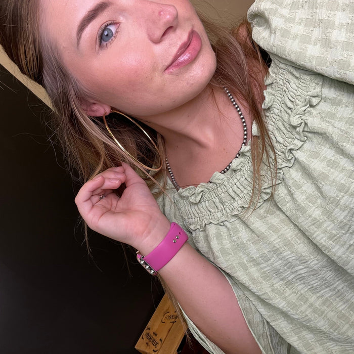 Big Plain Gold Hoop Fashion Earrings - Country Lace Boutique
