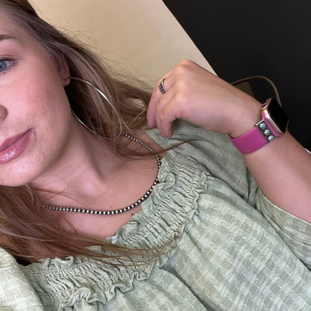 Big Plain Silver Hoop Fashion Earrings - Country Lace Boutique