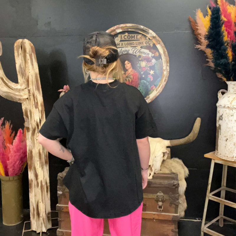 Black Hi Lo T Shirt - Country Lace Boutique