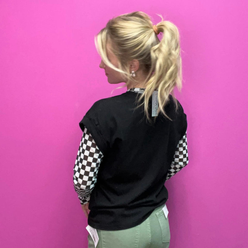 Black Loose fit Top - Country Lace Boutique