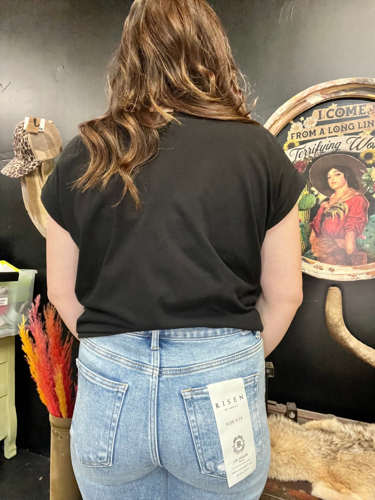 Black Loose fit Top - Country Lace Boutique