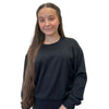 Black Super Soft Crop Sweat Shirt - Country Lace Boutique