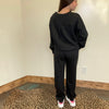 Black Super Soft Sweat Shirt - Country Lace Boutique