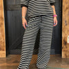 blackandwhitestripedcomfypants