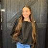 blackbubblesleeveoffshoulders