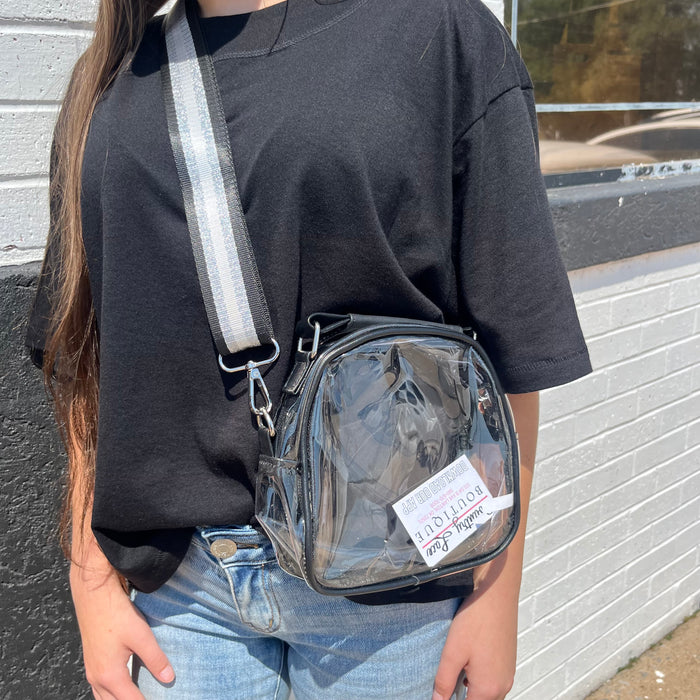 blackclearstripebag