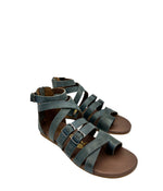 Blair Sandals in Teal