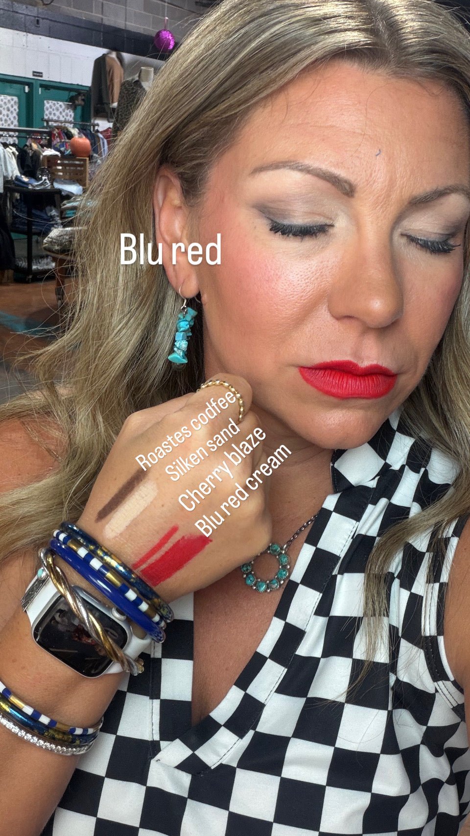 Blu Red Lipsense Cream - Country Lace Boutique