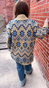 Blue Aztec Men’s Rowan Pullover Zip Tasha Polizzi - Country Lace Boutique