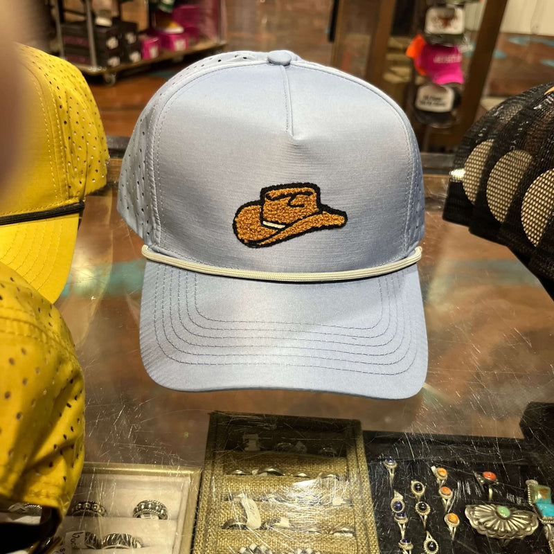 Blue Cowboy Trucker Hat - Country Lace Boutique