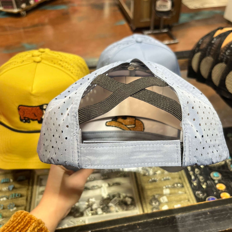 Blue Cowboy Trucker Hat - Country Lace Boutique