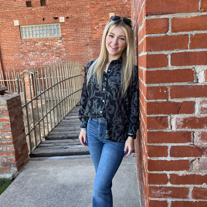 Boot Scootin Button Up / Small - Country Lace Boutique