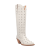 Broadway Bunny White Leather Boot - Country Lace Boutique