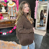 Brown Fringe Tasha Polizzi Thick Coat / Medium - Country Lace Boutique