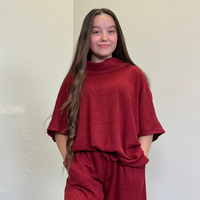 burgundycownecktop