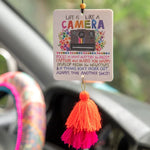 Car Air Freshener - Life's Like a Camera